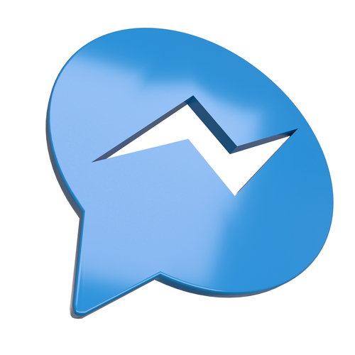 Messenger Logo 3D Print 501656