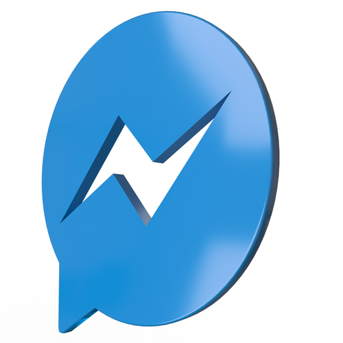 Messenger Logo 3D Print 501657