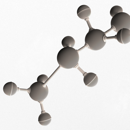 Octane Molecule 3D Print 501841