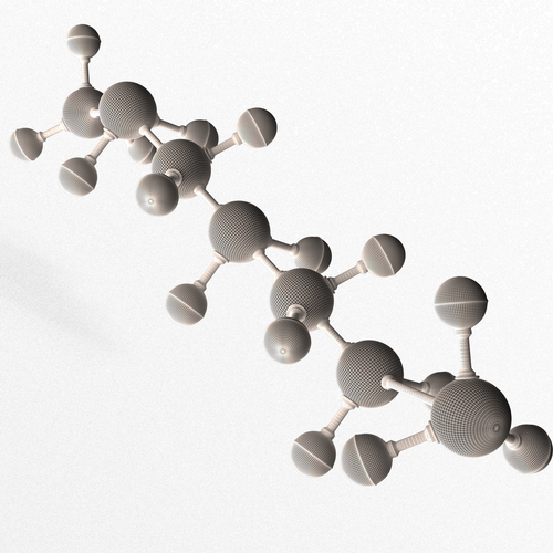 Octane Molecule 3D Print 501842