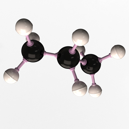 Propane Molecule 3D Print 501889