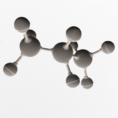 Propane Molecule 3D Print 501895