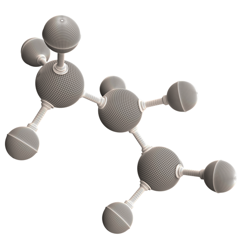 Propane Molecule 3D Print 501896