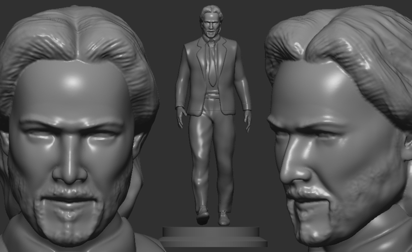 John Wick - fan 3D Print 502070