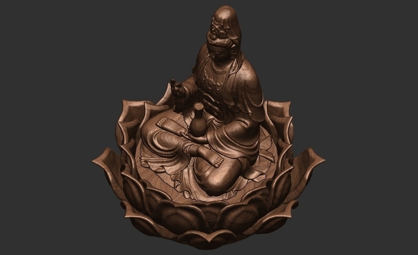 Bodhisattva - GuanYin 3D Print 502071