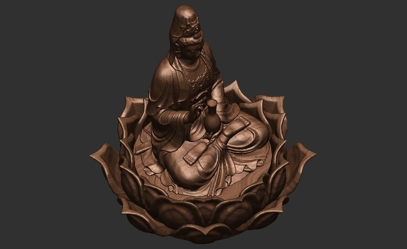 Bodhisattva - GuanYin 3D Print 502072