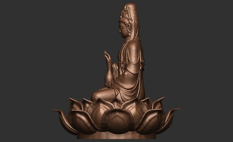 Bodhisattva - GuanYin 3D Print 502073