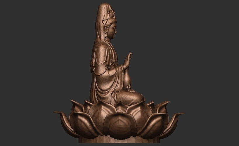 Bodhisattva - GuanYin 3D Print 502077