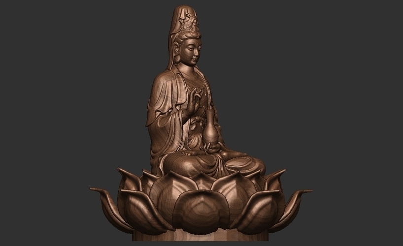 Bodhisattva - GuanYin 3D Print 502078