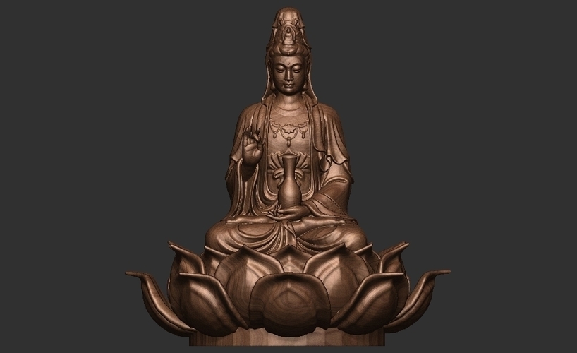 Bodhisattva - GuanYin 3D Print 502081