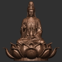 Small Bodhisattva - GuanYin 3D Printing 502081