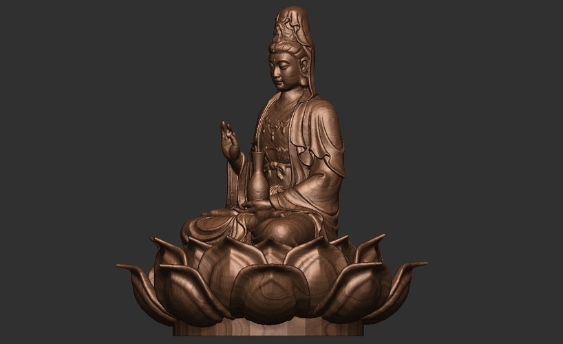 Bodhisattva - GuanYin 3D Print 502082