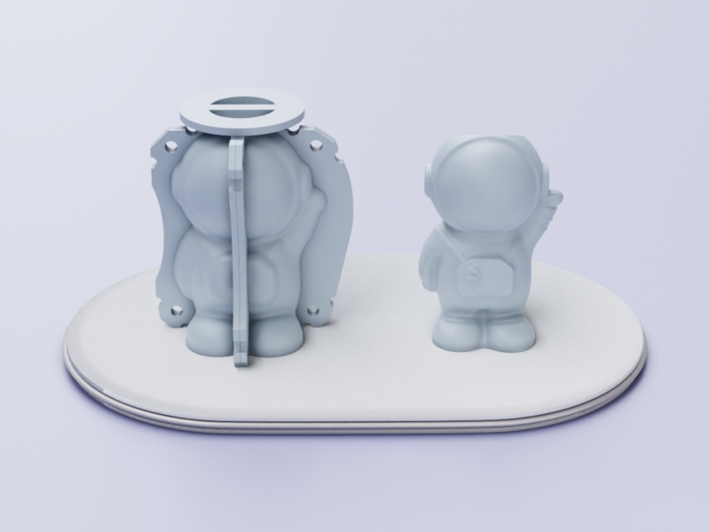 Astronaut - Mold for making plant pots