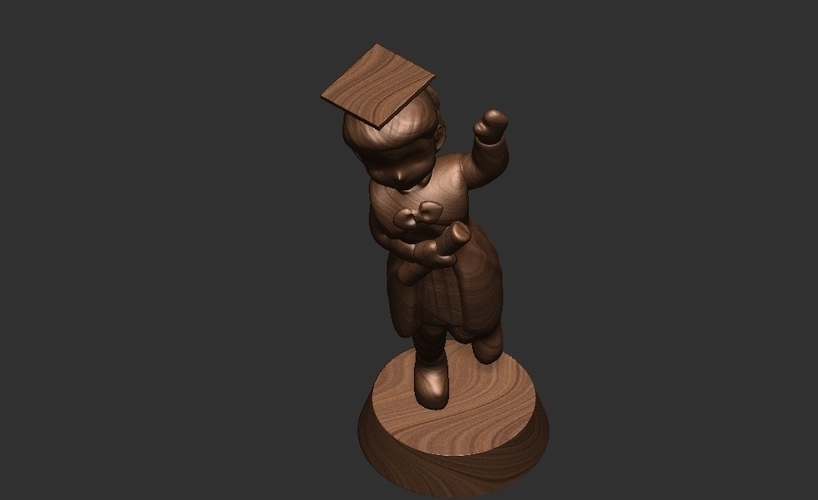 Female Chibi 3D Print 502094