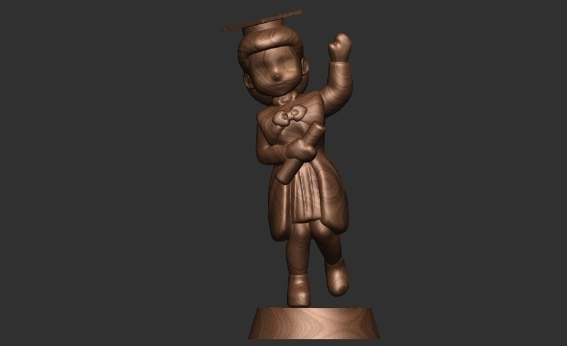 Female Chibi 3D Print 502095