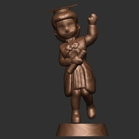 Small Female Chibi 3D Printing 502095