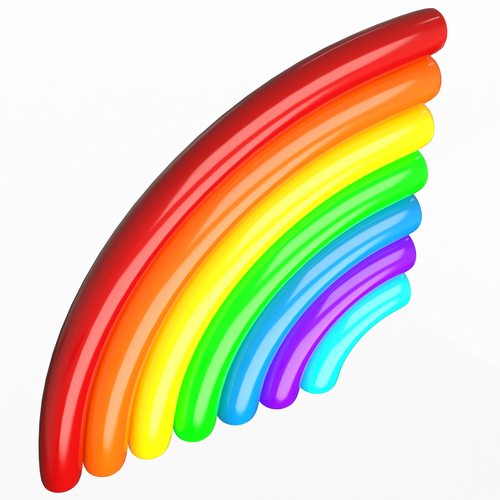 Rainbow Icon 3D Print 502138