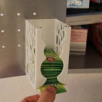Small Teabag Dispenser Cupboard Voronoi Sytle 3D Printing 50214