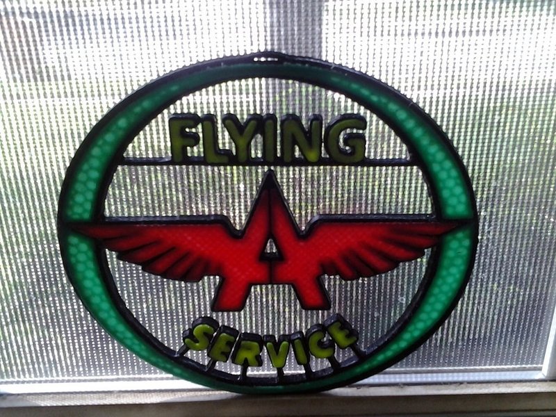 Flying A Sign