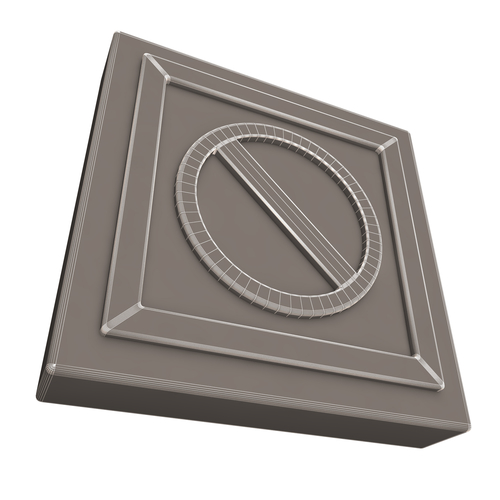 Warning symbol minus 3D Print 502400