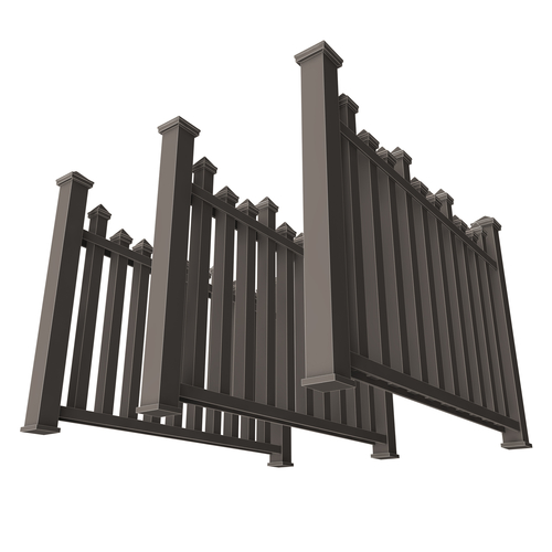 Wooden Fence 01 3D Print 502425