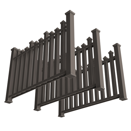 Wooden Fence 01 3D Print 502426