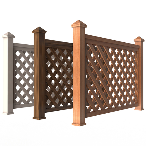 Wooden Fence 02 3D Print 502433