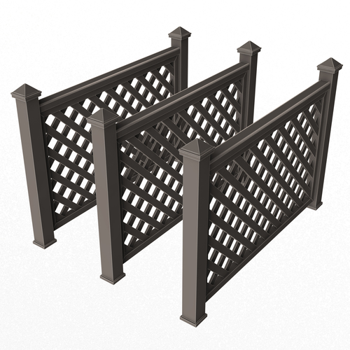 Wooden Fence 02 3D Print 502435