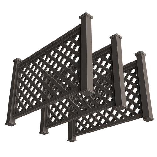 Wooden Fence 02 3D Print 502438