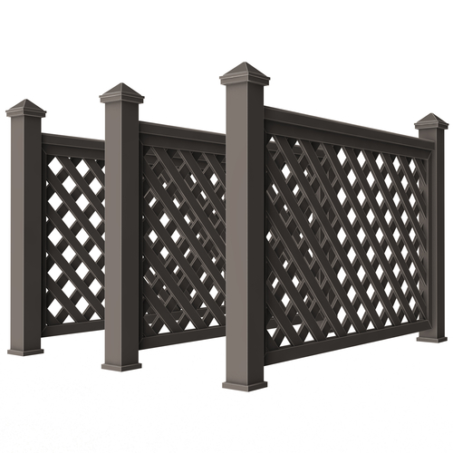 Wooden Fence 02 3D Print 502439