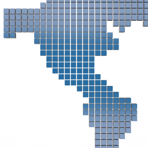 World map Cubes 3D Print 502460