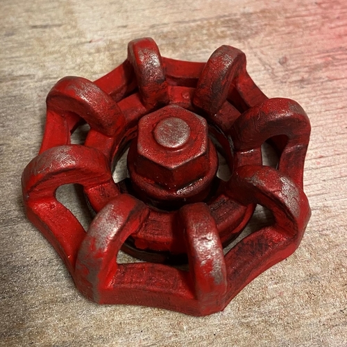 SteamPunk Valve Knob 3D Print 502515