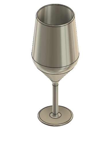 wine glass 3D Print 502539