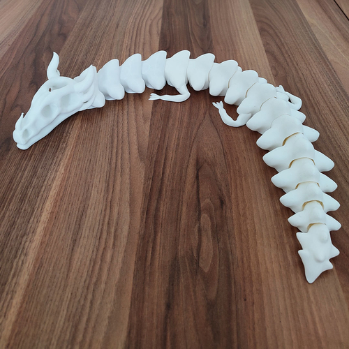 CUSTOMIZABLE SKELATON DRAGON 3D Print 502763