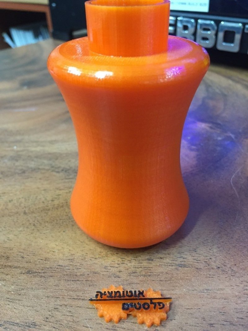 designer's bottle made by PlasTeam staff