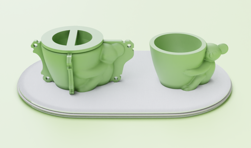 Koala - Mold for making plant pots 3D Print 502824