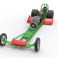 Front engine jet dragster Scale 1:25 - Thumbnail 4