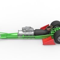 Front engine jet dragster Scale 1:25 - Thumbnail 9