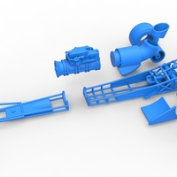 Front engine jet dragster Scale 1:25 - Thumbnail 17