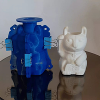 Maneki-neko  - Mold for making plant pots - Thumbnail 2