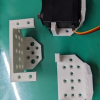 Small servo mount MG995,MG996 3D Printing 502853