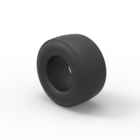 Dragster rear tire Scale 1:25 - Thumbnail 7