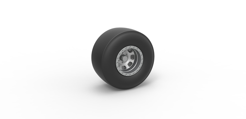 Dragster rear wheel Scale 1:25