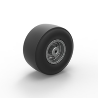 Dragster rear wheel Scale 1:25 - Thumbnail 8