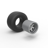 Dragster rear wheel Scale 1:25 - Thumbnail 9