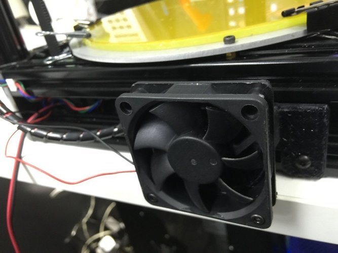 Kossel / Delta 60mm fan mount 3D Print 50292