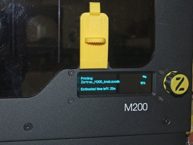 Zortrax M200 knob 3D Print 50293