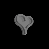 earing 010  christmas heart - Thumbnail 3