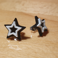 christmas earing 019 star - Thumbnail 1