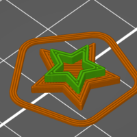 christmas earing 019 star - Thumbnail 2